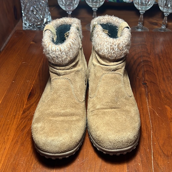 KHOMBU Womens Leather Winter Boots Size 8M. - Picture 4 of 12